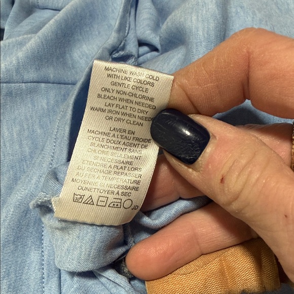 Raffi Men's Light Blue Short Sleeve Button Down Casual Shirt M - Picture 9 of 9